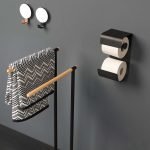 Brix black χαρτοθήκη επιτοίχια Sealskin