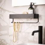 Brix black small ράφι + κρεμάστρα Sealskin - Image 6