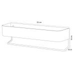 Brix black small ράφι + κρεμάστρα Sealskin - Image 8