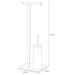 Brix black σταντ χαρτιού υγείας + πιγκάλ Sealskin - Image 8