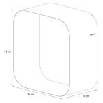 Brix white small ράφι Sealskin - Image 5