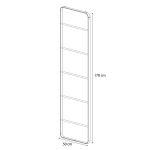 Brix black σκάλα κρεμάστρα επιδαπέδια Sealskin - Image 6