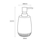 Braid sand 400 ml δοχείο κρεμοσάπουνου Sealskin - Image 6