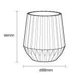 Arte white ποτήρι οδοντόβουρτσας Sealskin - Image 5