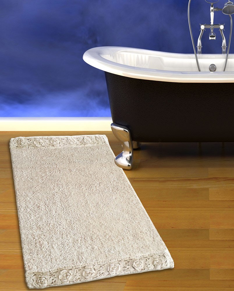 372 ΠΑΤΑΚΙ ΜΠΑΝΙΟΥ #925 DOUBLE LACE ΕΚΡΟΥ 50X80 - Image 1