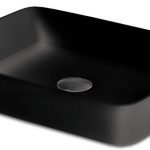 LUNGO-COMO - ΝΙΠΤΗΡΑΣ MAT ΜΑΥΡΟ 48,5X37,5X14