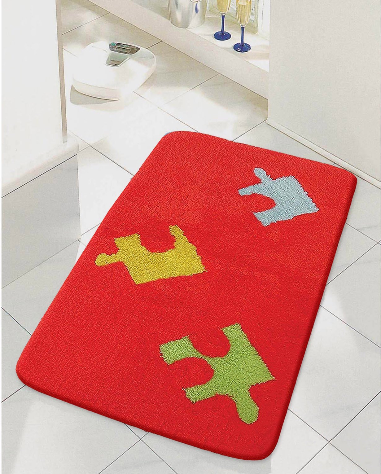 393-2 ΠΑΤΑΚΙ ΜΠΑΝΙΟΥ PUZZLE 50Χ80 - Image 1