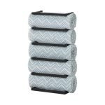 Carre black κρεμάστρα 5 θέσεων επιτοίχια Sealskin - Image 3