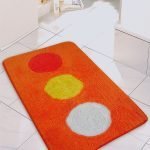 ΠΑΤΑΚΙ ΜΠΑΝΙΟΥ COLOR MOON ΠΟΡΤΟΚΑΛΙ 60X100