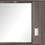 FINO - ΕΡΜΑΡΙΟ PVC 62*55*13.5 ΜΕ ΕΝΑ ΦΩΣ WENGE