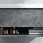 TORE - ΠΑΓΚΟΣ PVC ΣΧΕΤΟΣ 80*47 MODERN GREY_