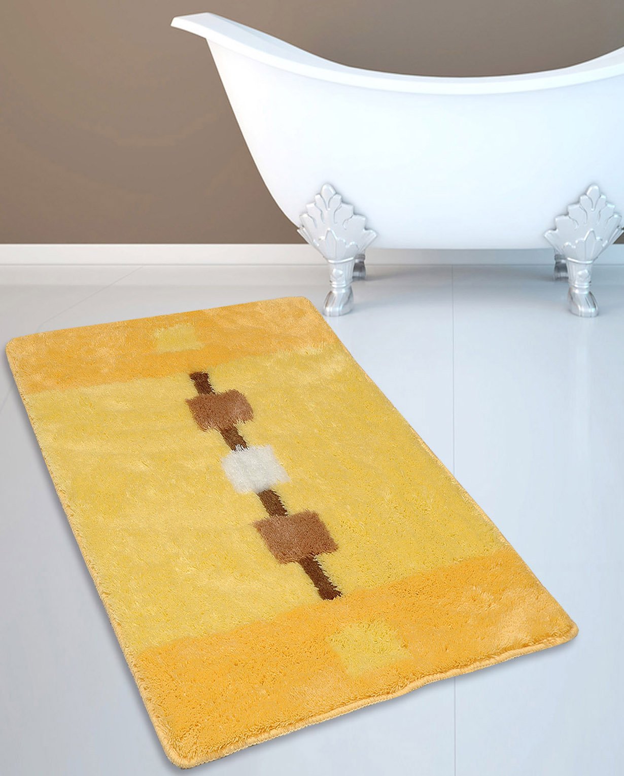 471 ΠΑΤΑΚΙ ΜΠΑΝΙΟΥ FL06044 ΚΙΤΡΙΝΟ 60X100 - Image 1