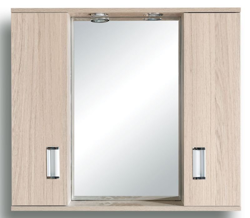 48-0010 FINO II - ΕΡΜΑΡΙΟ PVC 72*68*13.5 ΜΕ ΔΥΟ ΦΩΤΑ ZEBRA - Image 1