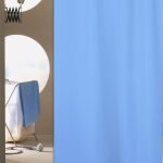 ΚΟΥΡΤΙΝΑ ΜΠΑΝΙΟΥ ΠΛΑΣΤΙΚΗ LINER ΜΠΛΕ ΗΛΕΚΤΡΙΚ 180(Μ)X180(Υ)