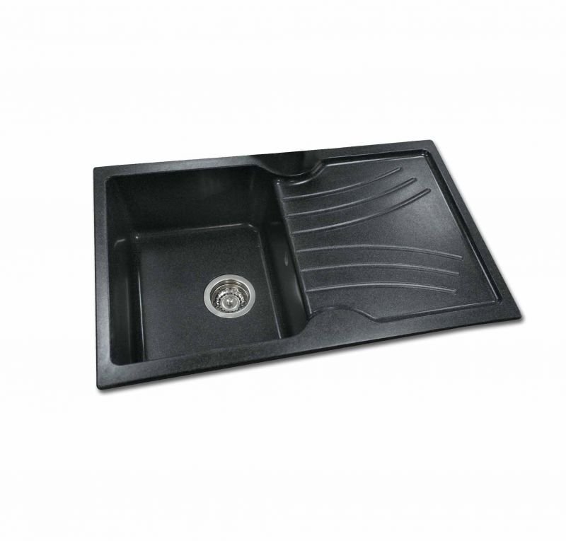 49-8327 REMO ΝΕΡΟΧΥΤΗΣ ΣΥΝΘΕΤΙΚΟΣ 78Χ50 1 ΓΟΥΡΝA+ΠΟΔΙΑ GRANIT. BEIGE - Image 1