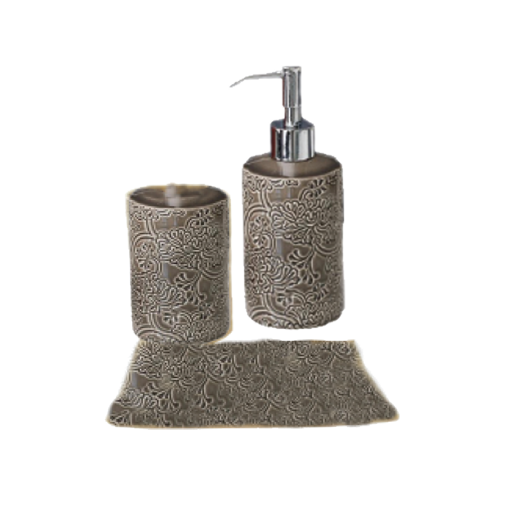 5214-5213-5215-ΠΟΡΣΕΛΑΝΗ-1 Σετ μπάνιου πορσελάνη με ανοξείδωτη-αμετάβλητη αντλία - Image 1