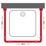 Easy roll mat aluminum βραχίονας μπάνιου γωνιακός Sealskin - Image 14