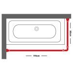 Easy roll mat aluminum βραχίονας μπάνιου γωνιακός Sealskin - Image 15