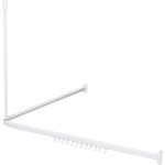 Easy roll white βραχίονας μπάνιου γωνιακός Sealskin