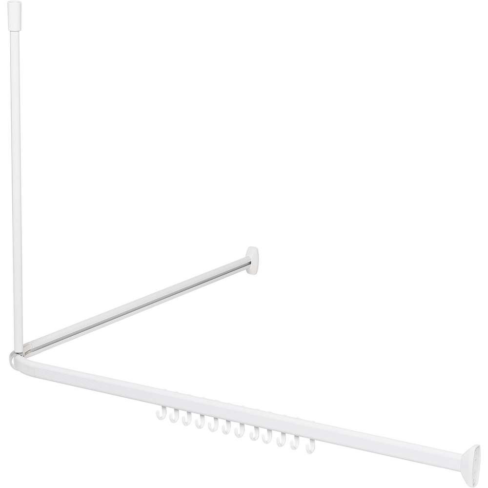 5276623010-1 Easy roll white βραχίονας μπάνιου γωνιακός Sealskin - Image 1