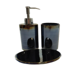 Σετ μπάνιου πορσελάνη με ανοξείδωτη-αμετάβλητη αντλία