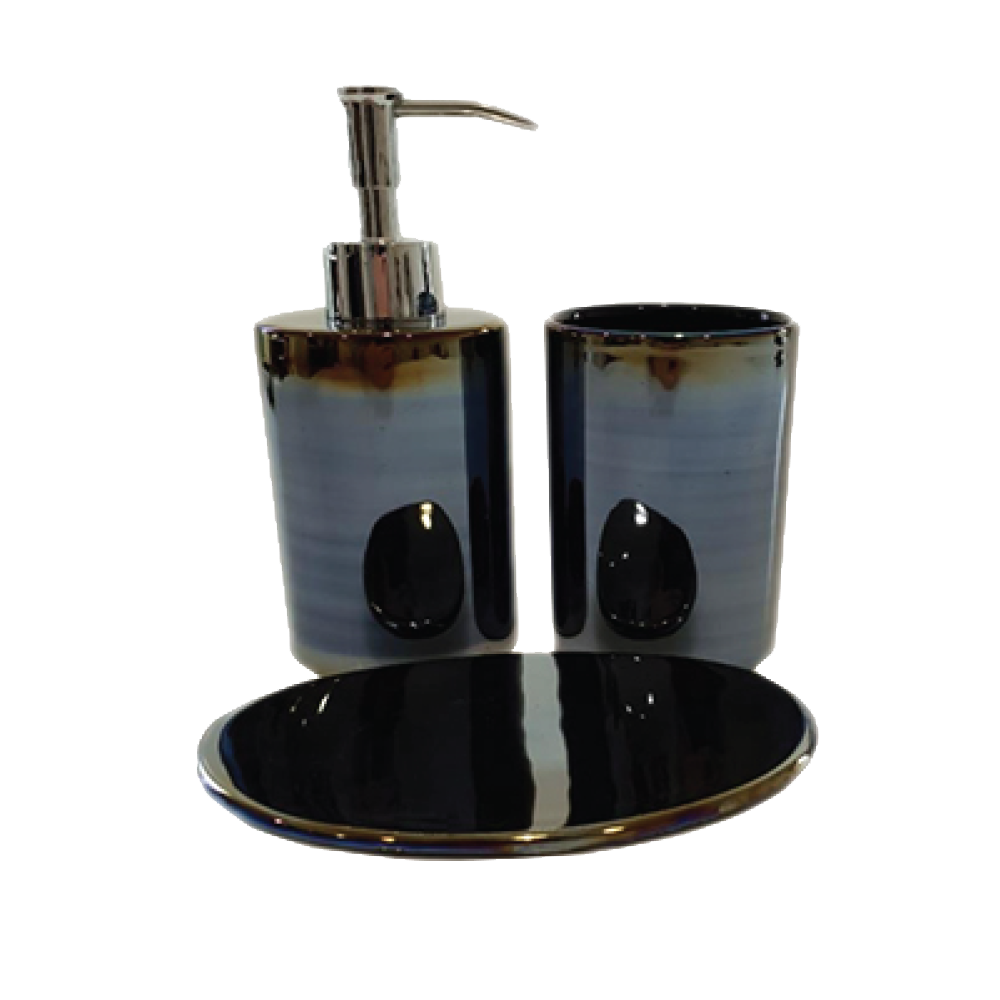 5416-5415-5417-ΠΟΡΣΕΛΑΝΗ-1 Σετ μπάνιου πορσελάνη με ανοξείδωτη-αμετάβλητη αντλία - Image 1