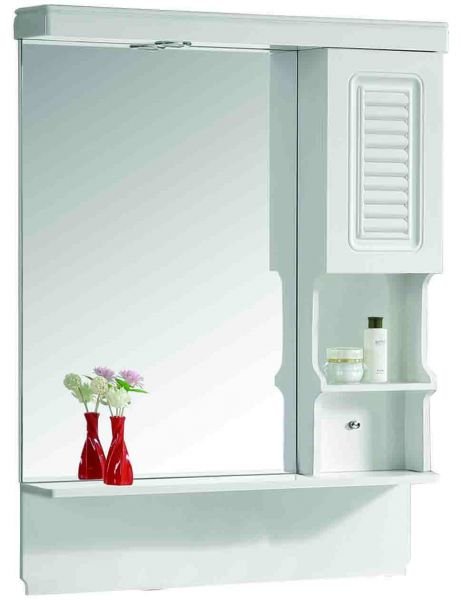 55-3268 VENEZIA-80 - ΚΑΘΡΕΠΤΗΣ ΕΠΙΠΛΟΥ PVC 80x105 - ΜΕ ΦΩΣ & ETAZΕΡΑ - Λ - Image 1