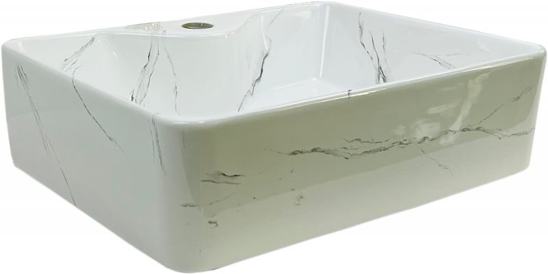 55-8025 DOLCE -MARMO GREY ΝΙΠΤΗΡΑΣ 49*38*13 - Image 1