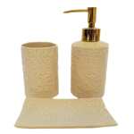 Σετ μπάνιου πορσελάνη με ανοξείδωτη-αμετάβλητη αντλία