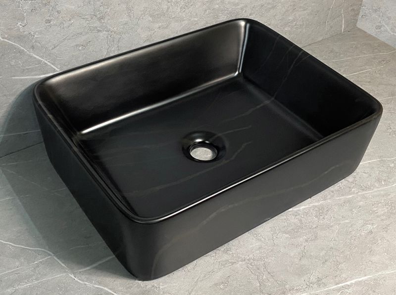 58-2074 LUNGO-COMO - ΝΙΠΤΗΡΑΣ MARMO NEROΙ 49X37,5X135 - Image 1