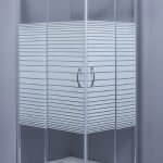 DORA - ΚΑΜΠΙΝΑ - ΓΥΑΛΙ ΜΕ ΓΡΑΜΜΕΣ 120*80*185 ΣΧΕΤΗ