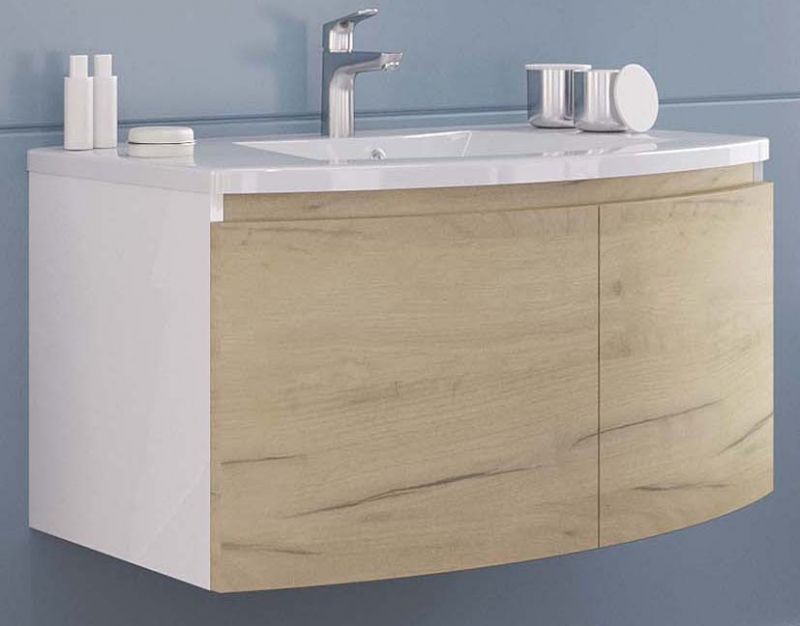 60-8149 GIULIA-81 ΠΑΓΚΟΣ 81*49 WHITE + ROVERE ORO_ - Image 1