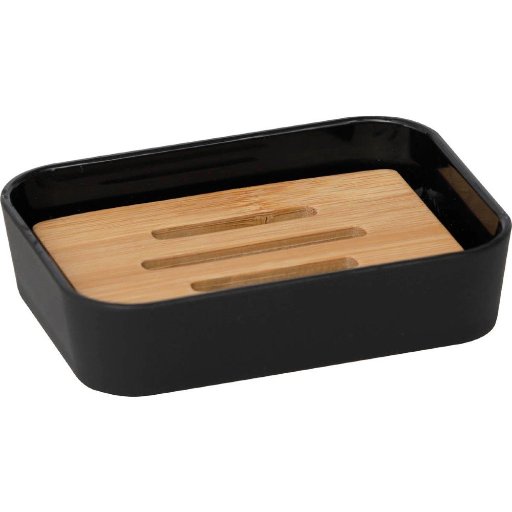 6120-black-pp-1 Σαπουνοθήκη από Καουτσούκ σε Μαύρο Χρώμα - Image 1