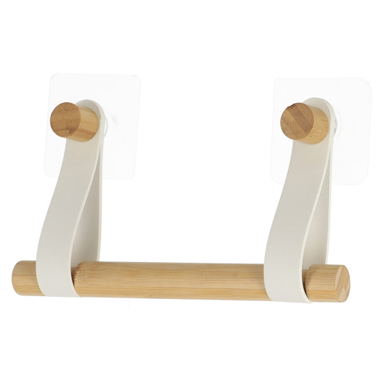 6128-1 Κρεμάστρα για χαρτί υγείας με δερμάτινο άγκιστρο σε αυτοκόλλητο - Image 1