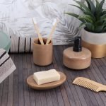 Σετ 3 τεμάχια ντισπένσερ - θήκη οδ/ρτσας- σαπουνοθήκη