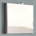 EASY-81 ΚΑΘΡΕΠΤΗΣ ME Ι ΑΠΛΙΚΑ LED ROVERE FUMO