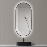 ELSA  - ΚΑΘΡΕΠΤΗΣ LED*TOUCH 50*80 BLACK