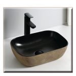 LEVIDI  ΝΙΠΤΗΡΑΣ460*335*140 BEIGE PATTERN BLACK MAT