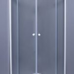 BIANCA  ΚΑΜΠΙΝΑ ΗΜΙΚ/ΚΗ 80*80 ΛΕΥΚΗ  ΓΥΑΛΙ ΔΙΑΦΑΝΕΣ 5 mm ΣΧΕΤΗ