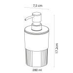 Brave black 280 ml δοχείο κρεμοσάπουνου Sealskin - Image 9