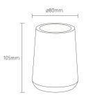 Earth oak set δοχείο κρεμοσάπουνου 150 ml & ποτήρι οδοντόβουρτσας Sealskin - Image 7