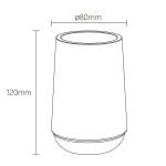 Mood green set δοχείο κρεμοσάπουνου 380 ml & ποτήρι οδοντόβουρτσας Sealskin - Image 6