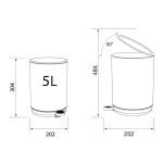 Mind dark green 5L κάδος απορριμμάτων Sealskin - Image 6