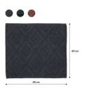 Aztec 60x60 dark grey πατάκι μπάνιου Sealskin - Image 6