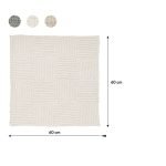 Reverse 60x60 ivory πατάκι μπάνιου Sealskin - Image 5