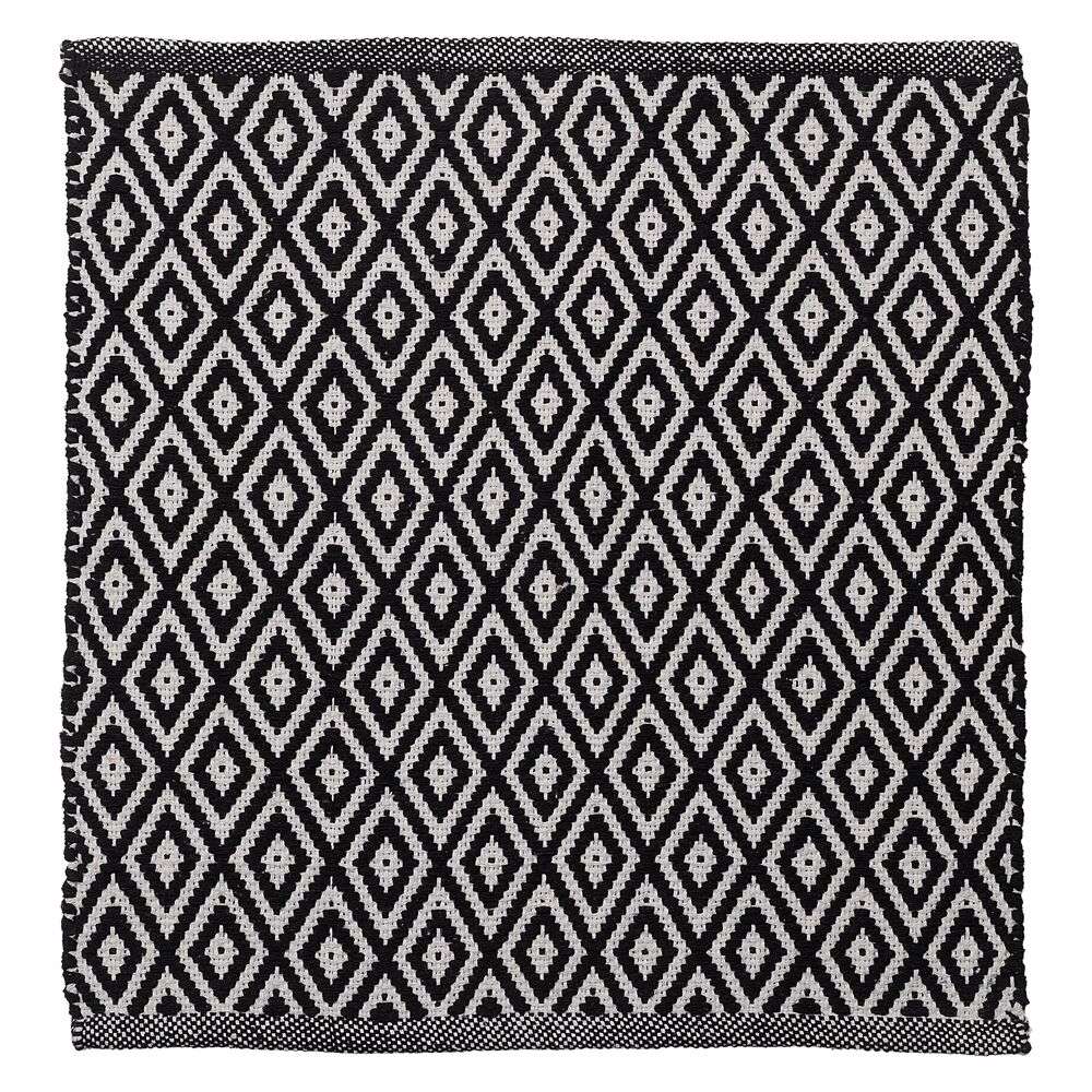 800107-1 Trellis 60x60 black πατάκι μπάνιου Sealskin - Image 1