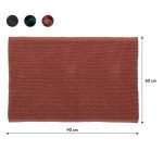 Delhi 60x90 dark pink πατάκι μπάνιου Sealskin - Image 5