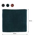 Delhi 60x60 dark green πατάκι μπάνιου Sealskin - Image 6