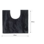 Doux 45x50 dark grey πατάκι λεκάνης Sealskin - Image 5