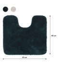 Angora 55x60 dark green πατάκι λεκάνης Sealskin - Image 5